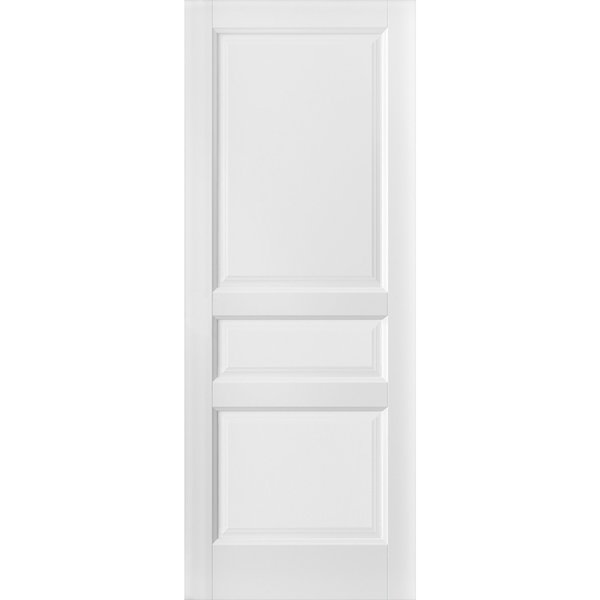 Sartodoors Slab Interior Door, 42" x 80", White LUCIA31S-BEM-42
